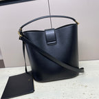 Celine MEDIUM 28 LOUISE BAG IN BLACK SMOOTH CALFSKIN