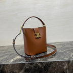 Celine MINI 19 LOUISE BAG IN BRONZE BROWN SMOOTH CALFSKIN