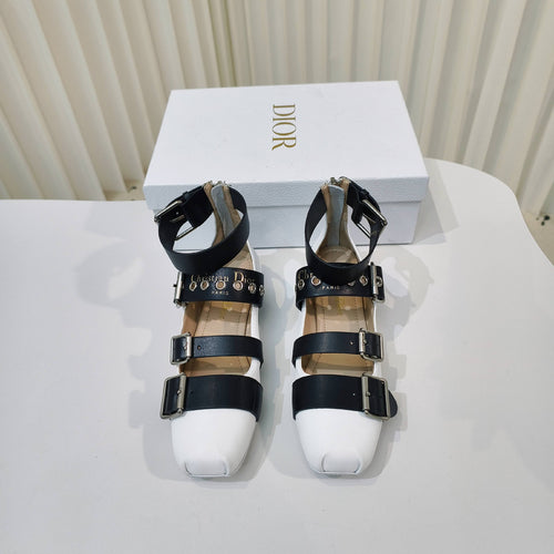 DIOR 25 Mary Jane Flat Calfskin and Suede 237989