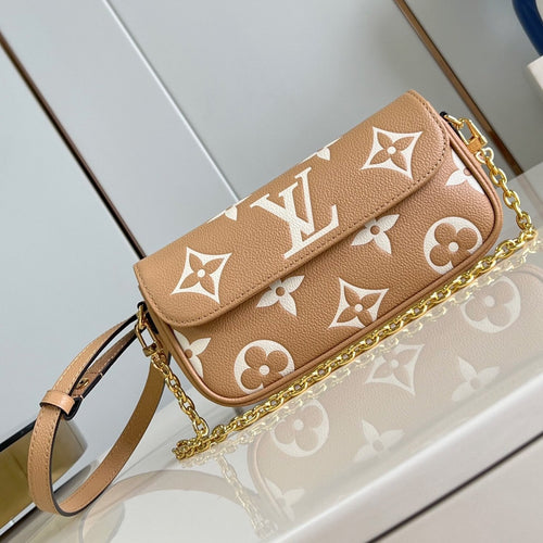 Louis Vuitton Woc Ivy 23.5 Brown Monogram Empreinte Calfskin