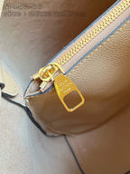 Louis Vuitton Neo Noe Bucket Bag 26cm Brown White Monogram Empteinte Calfskin
