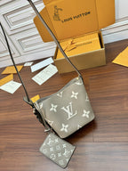 Louis Vuitton Bucket Bag 16cm Khaki Nude Monogram Canvas 330403