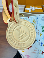 Louis Vuitton Bucket Bag 16cm White Multicolore Monogram Canvas 330426