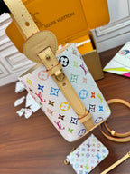 Louis Vuitton Bucket Bag 16cm White Multicolore Monogram Canvas 330426