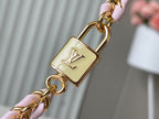Louis Vuitton capucines mm 31.5 pink taurillon leather gold hardware