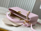 Louis Vuitton capucines mm 31.5 pink taurillon leather gold hardware