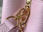 Louis Vuitton capucines bb 27 pink taurillon leather gold hardware