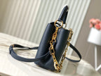 Louis Vuitton CAPUCINES BB 27CM DARK BLUE TAURILLON LEATHER