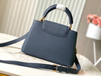 Louis Vuitton CAPUCINES BB 27CM DARK BLUE TAURILLON LEATHER