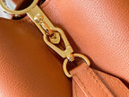 Louis Vuitton CAPUCINES SOUPLE GM 38 IN COGNAC CALFSKIN GOLD HARDWARE