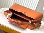 Louis Vuitton CAPUCINES SOUPLE GM 38 IN COGNAC CALFSKIN GOLD HARDWARE