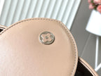 Louis Vuitton CAPUCINES SOUPLE GM 38 IN WHITE CANVAS AND TAUPE CALFSKIN TRIM
