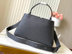 Louis Vuitton CAPUCINES GM SOUPLE 38 IN BLACK TAURILLON