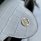 Louis Vuitton CAPUCINES BB 27 WHITE GREY TAURILLON GOLD HARDWARE