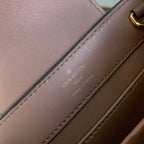 Louis Vuitton CAPUCINES MINI 21 WHITE GREY CROCODILE EMBOSSED CALFSKIN GOLD HARDWARE