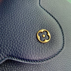 Louis Vuitton CAPUCINES MINI 21 DARK BLUE TAURILLON GOLD HARDWARE