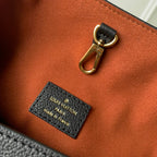 Louis Vuitton LOW KEY HOBO MM 31CM BLACK CALFSKIN
