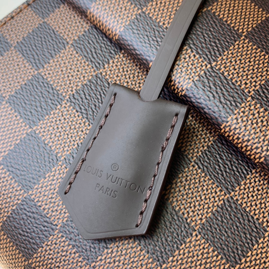 Louis Vuitton CLUNY BB 20 IN BROWN DAMIER EBENE CANVAS