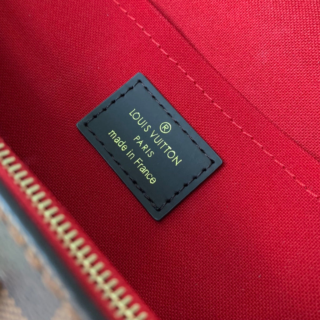 Louis Vuitton CLUNY BB 20 IN BROWN DAMIER EBENE CANVAS