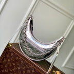 Louis Vuitton LOOP 23 IN SILVER MONOGRAM EMBOSSED CALFSKIN