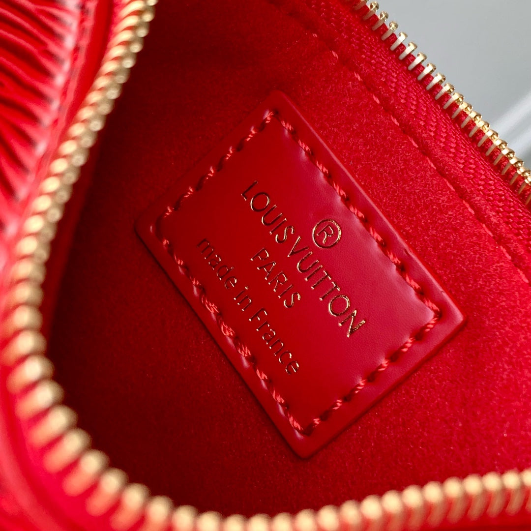 Louis Vuitton NOÉ BB 20 IN RED EPI LEATHER