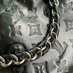 Louis Vuitton NOÉ TRUNK PM 23 IN BLACK COUSSIN SILVER HARDWARE