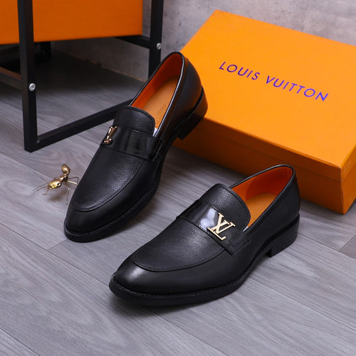 Louis Vuitton SAINT GERMAIN LOAFER BLACK GRAIN CALFSKIN