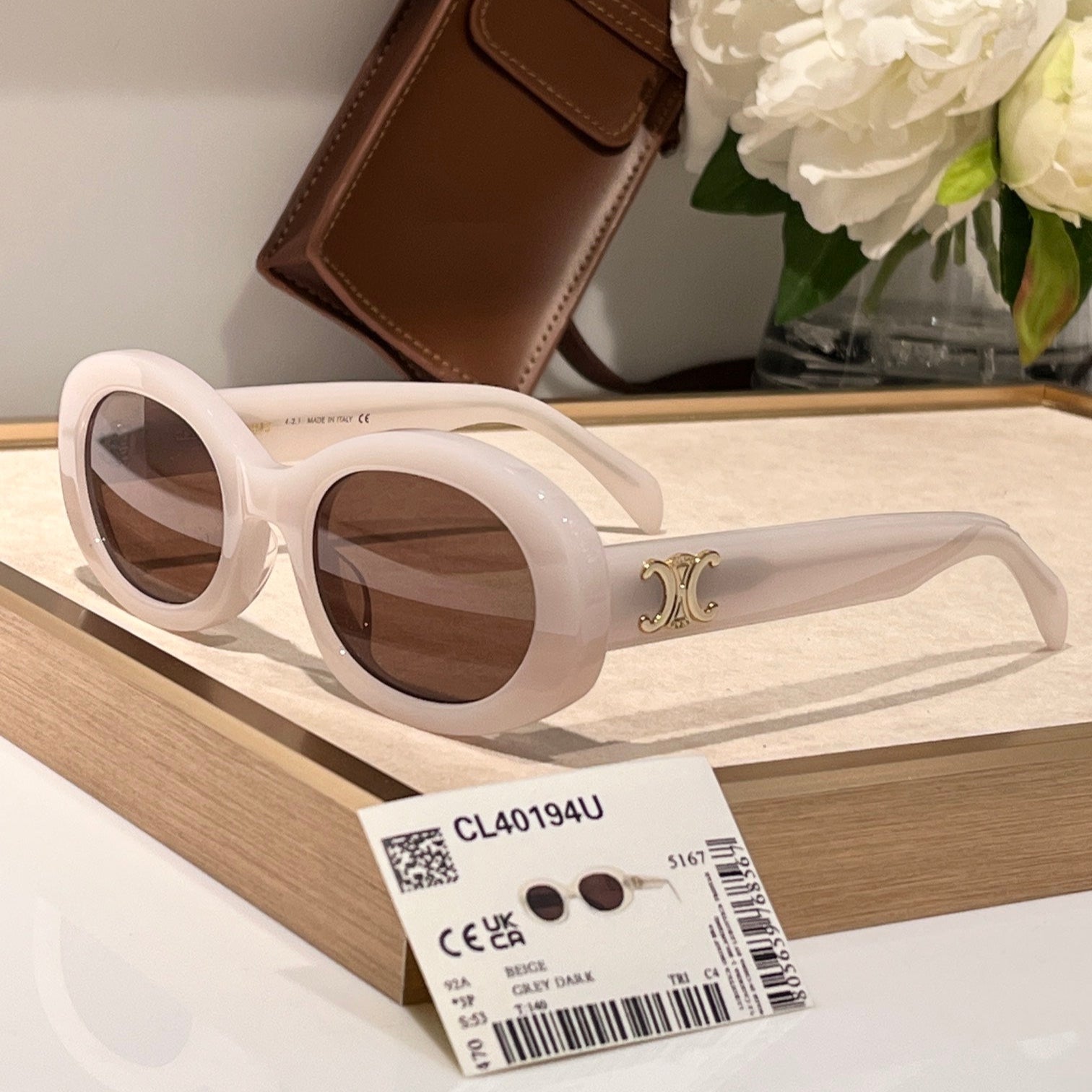 Celine TRIOMPHE SUNGLASSES CL40194U IN ACETATE