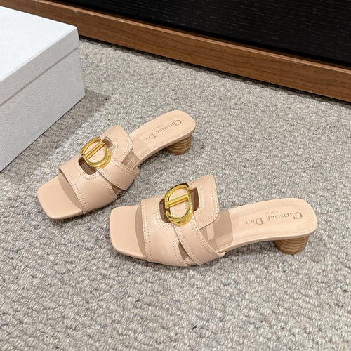 DIOR sandal mule 30 montaigne 35cm beige calfskin