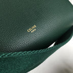Celine SANGLE SEAU BUCKET 24 BAG GREEN FOREST CALFSKIN