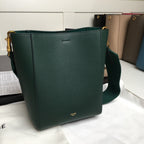 Celine SANGLE SEAU BUCKET 24 BAG GREEN FOREST CALFSKIN