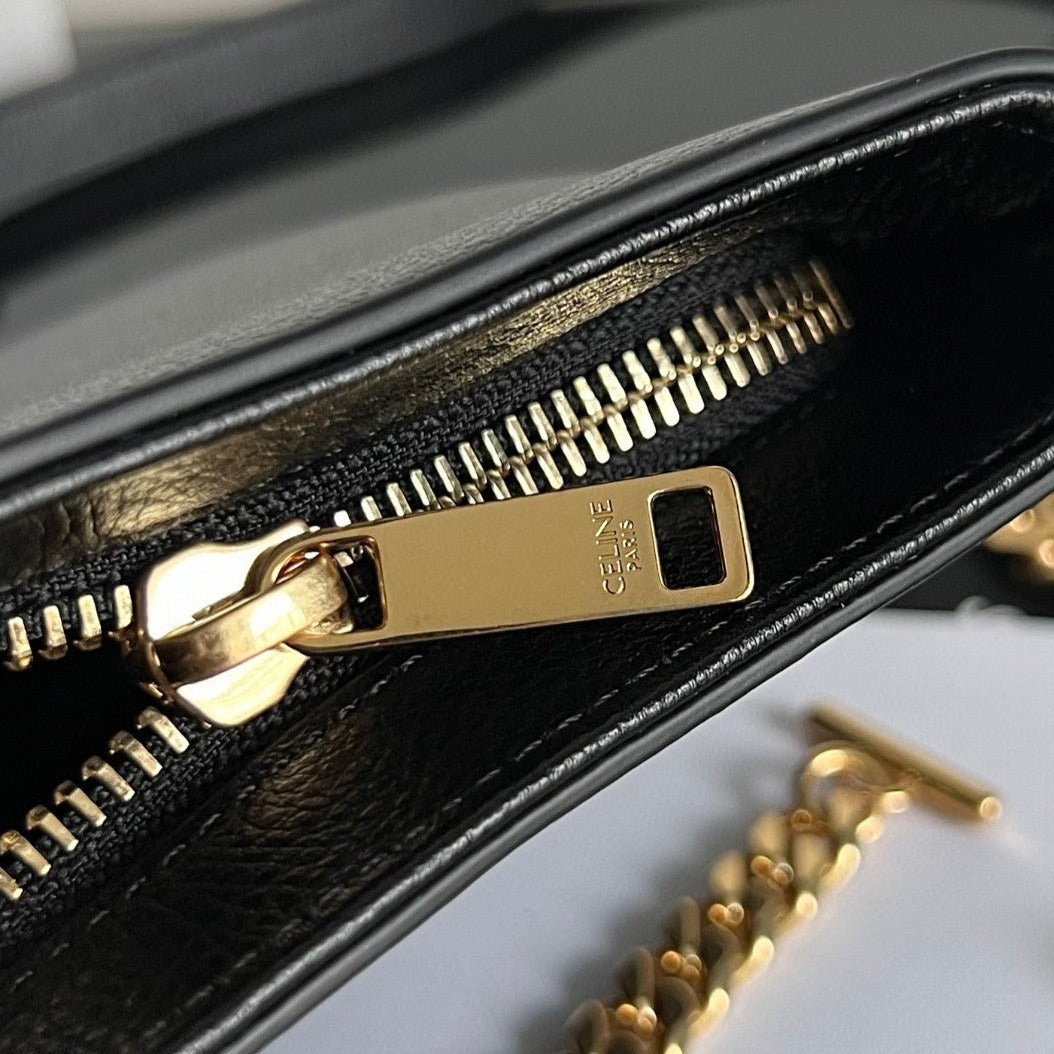 Celine WILTERN TRIOMPHE  BAG 31 ORIGINAL BLACK LEATHER