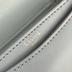 Celine TRIOMPHE 15  White Calfskin Handbag