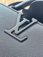 Louis Vuitton CAPUCINES EAST-WEST 27 IN BLACK TAURILLON