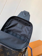 Louis Vuitton AVENUE SLINGBACK 31 IN BROWN MONOGRAM CANVAS