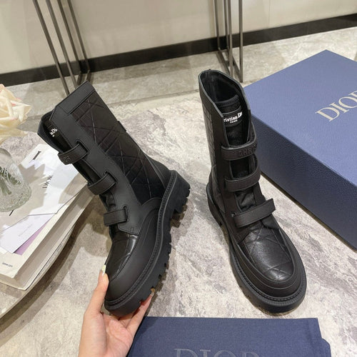 DIOR  DIORanger Ankle Boot 45mm Black Calfskin