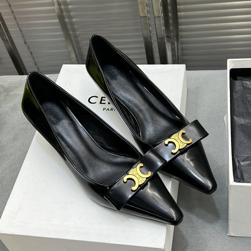 Celine cl pumps 50 black calfskin