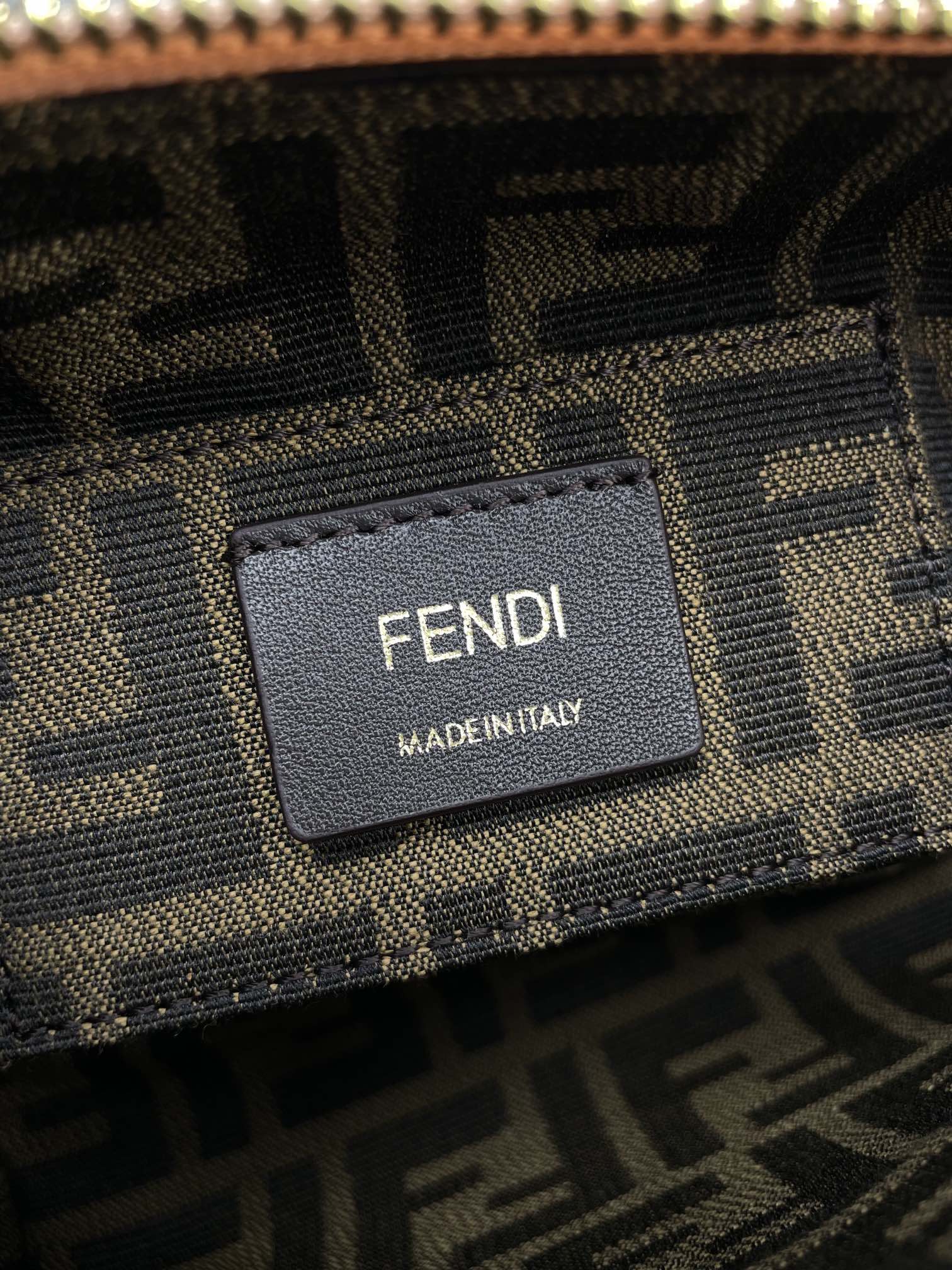FENDI BY THE WAY MINI 18 IN ROSE FOG EMBOSSED CALFSKIN GOLD HARDWARE