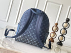 Louis Vuitton DISCOVERY BACKPACK PM 38 AEGEAN BLUE AND BLACK MONOGRAM GRADIENT CANVAS