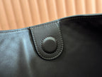 B LARGE SHOULDER BAG 49 IN ROSSO ANCORA RED GG EMBOSSED SUEDE