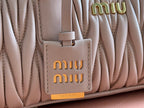 ARCADIE MATELASSÉ BAG 27 IN MISCHKA BEIGE LAMBSKIN