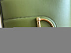 73 SMALL BUCKET BAG 20 IN GREEN SMOOTH CALFSKIN