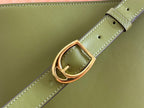 73 MEDIUM BUCKET BAG 27.5 IN GREEN SMOOTH CALFSKIN