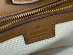 73 SMALL BUCKET BAG 20 IN BROWN SOFT SUEDE AND CALFSKIN