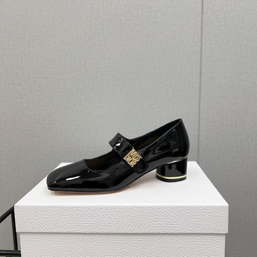DIOR Miss  DIOR Pump 45mm In Black Glossy Lambskin 995135