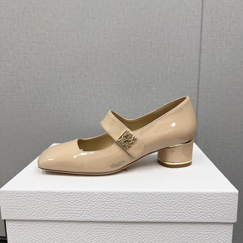 DIOR Miss  DIOR Pump 45mm In Beige Pink Glossy Lambskin 995137