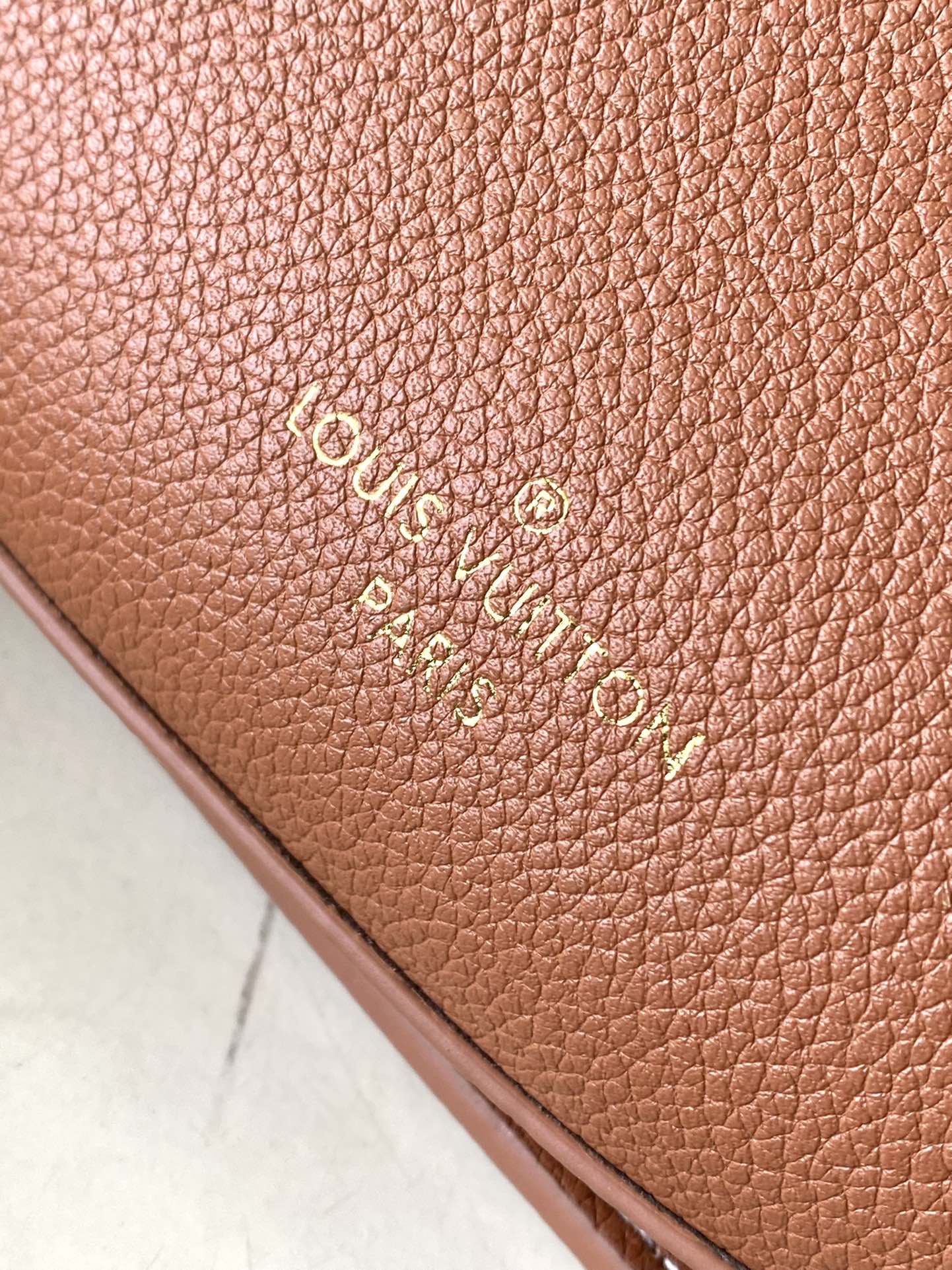 Louis Vuitton LOW KEY BUMBAG 28 IN SPANISH ORANGE CALFSKIN GOLD BUCKLE