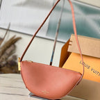 Louis Vuitton LOW KEY BUMBAG 28 IN SPANISH ORANGE CALFSKIN GOLD BUCKLE