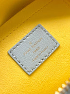 Louis Vuitton SPEEDY BANDOULIÈRE 20 IN SKY YELLOW MONOGRAM CALFSKIN GOLD BUCKLE