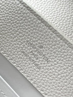 Louis Vuitton CAPUCINES EAST-WEST 33 IN WHITE CALFSKIN SILVER HARDWARE
